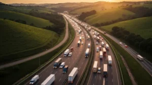 vantagens e desvantagens do transporte rodoviário